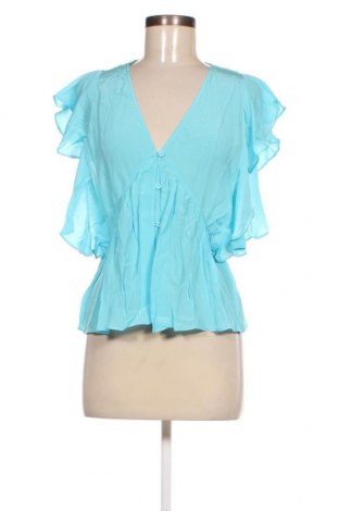 Γυναικείο πουκάμισο Mango, Μέγεθος M, Χρώμα Μπλέ, Τιμή 9,74 €