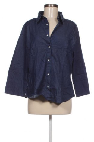 Γυναικείο πουκάμισο Marcel Clair, Μέγεθος L, Χρώμα Μπλέ, Τιμή 7,56 €