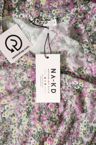 Γυναικείο πουκάμισο NA-KD, Μέγεθος XS, Χρώμα Πολύχρωμο, Τιμή 5,57 €