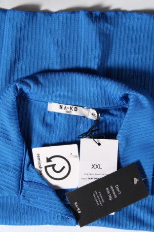Γυναικείο πουκάμισο NA-KD, Μέγεθος XXL, Χρώμα Μπλέ, Τιμή 7,05 €