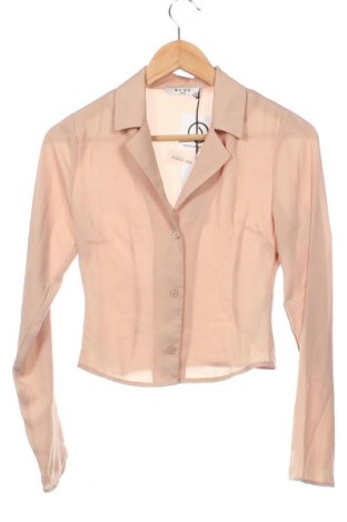 Γυναικείο πουκάμισο NA-KD, Μέγεθος XXS, Χρώμα  Μπέζ, Τιμή 6,68 €