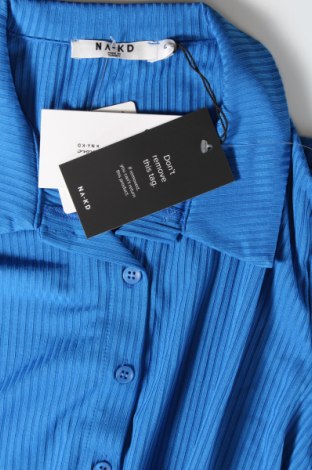 Γυναικείο πουκάμισο NA-KD, Μέγεθος XL, Χρώμα Μπλέ, Τιμή 6,68 €