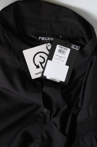 Dámska košeľa  Pieces, Veľkosť L, Farba Čierna, Cena  8,25 €