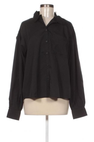 Γυναικείο πουκάμισο Pieces, Μέγεθος L, Χρώμα Μαύρο, Τιμή 8,45 €