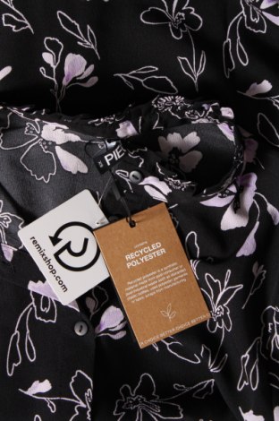 Γυναικείο πουκάμισο Pieces, Μέγεθος XS, Χρώμα Μαύρο, Τιμή 20,62 €