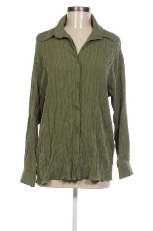 Γυναικείο πουκάμισο SHEIN, Μέγεθος XS, Χρώμα Πράσινο, Τιμή 2,63 €