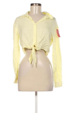 Γυναικείο πουκάμισο Tally Weijl, Μέγεθος XS, Χρώμα Κίτρινο, Τιμή 5,16 €
