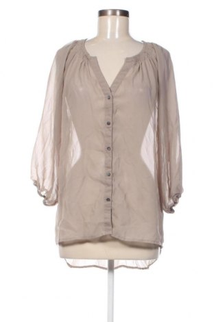 Γυναικείο πουκάμισο Vero Moda, Μέγεθος L, Χρώμα  Μπέζ, Τιμή 27,62 €