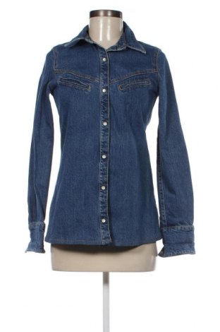 Γυναικείο πουκάμισο Zara, Μέγεθος S, Χρώμα Μπλέ, Τιμή 6,80 €