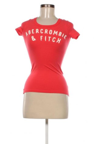 Γυναικείο t-shirt Abercrombie & Fitch, Μέγεθος XS, Χρώμα Ρόζ , Τιμή 12,37 €