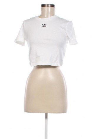 Γυναικείο t-shirt Adidas Originals, Μέγεθος XXS, Χρώμα Λευκό, Τιμή 17,94 €
