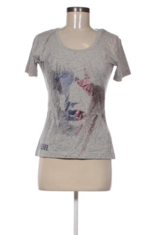 Γυναικείο t-shirt Diesel, Μέγεθος M, Χρώμα Γκρί, Τιμή 58,18 €