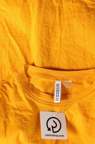Damski T-shirt H&M Divided, Rozmiar XS, Kolor Żółty, Cena 22,99 zł