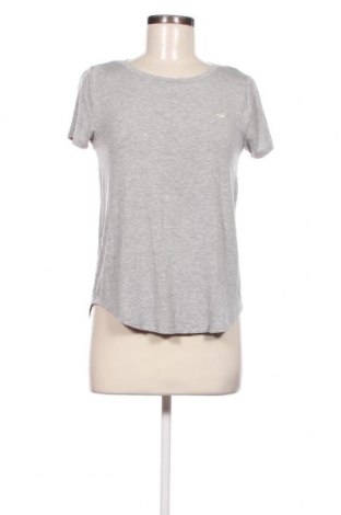 Γυναικείο t-shirt Hollister, Μέγεθος XS, Χρώμα Γκρί, Τιμή 17,01 €