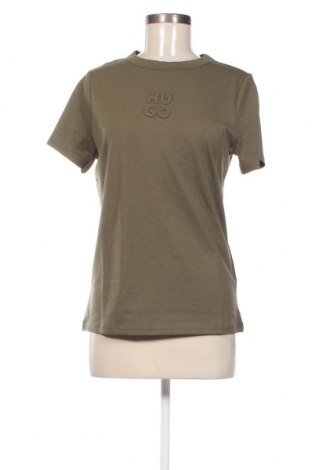 Γυναικείο t-shirt Hugo Boss, Μέγεθος XL, Χρώμα Πράσινο, Τιμή 60,31 €