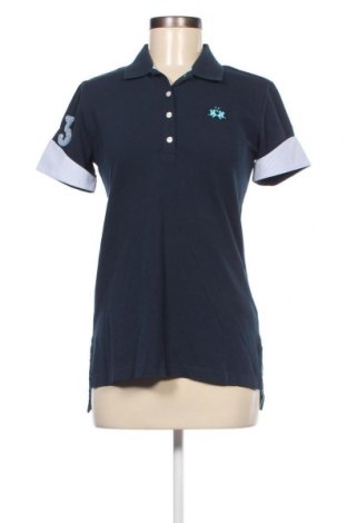 Γυναικείο t-shirt La Martina, Μέγεθος M, Χρώμα Μπλέ, Τιμή 29,79 €