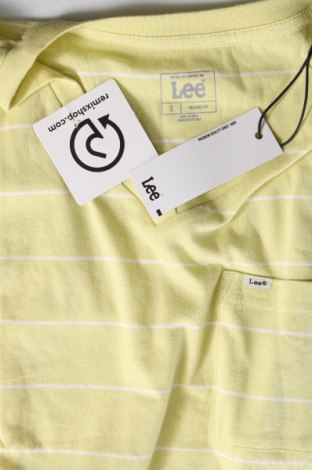 Γυναικείο t-shirt Lee, Μέγεθος S, Χρώμα Κίτρινο, Τιμή 29,90 €