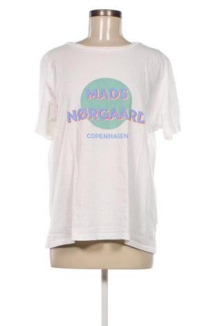Γυναικείο t-shirt Mads Norgaard, Μέγεθος XL, Χρώμα Λευκό, Τιμή 14,85 €