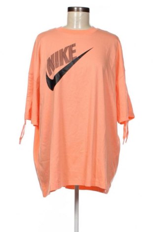 Дамска тениска Nike, Размер L, Цвят Оранжев, Цена 58,00 лв.