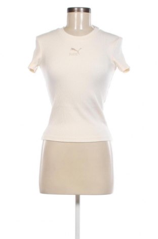Γυναικείο t-shirt PUMA, Μέγεθος S, Χρώμα  Μπέζ, Τιμή 26,91 €