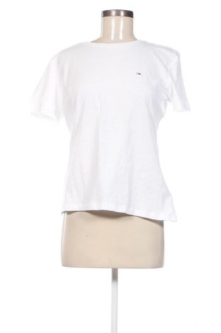 Γυναικείο t-shirt Tommy Jeans, Μέγεθος M, Χρώμα Λευκό, Τιμή 8,76 €