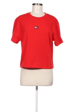 Dámské tričko Tommy Jeans, Velikost L, Barva Červená, Cena  868,00 Kč