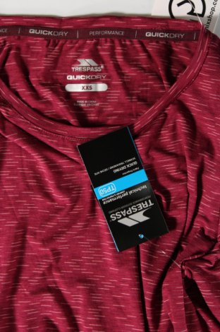 Γυναικείο t-shirt Trespass, Μέγεθος XXS, Χρώμα Κόκκινο, Τιμή 29,90 €