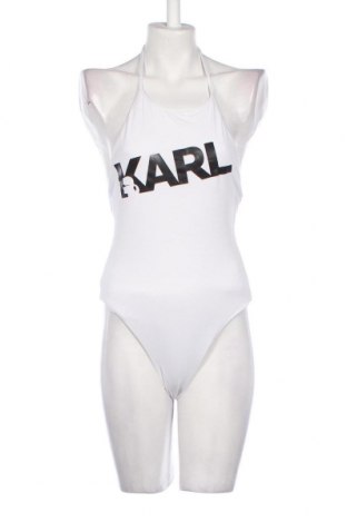 Costum de baie de damă Karl Lagerfeld, Mărime M, Culoare Alb, Preț 468,25 Lei