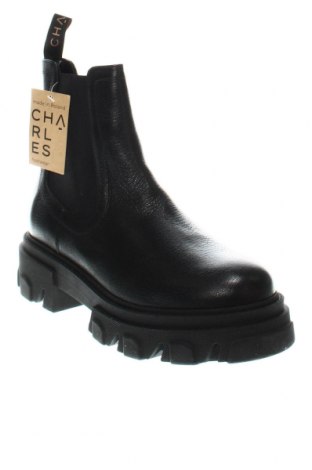 Damen Stiefeletten Charles Footwear, Größe 40, Farbe Schwarz, Preis 50,42 €