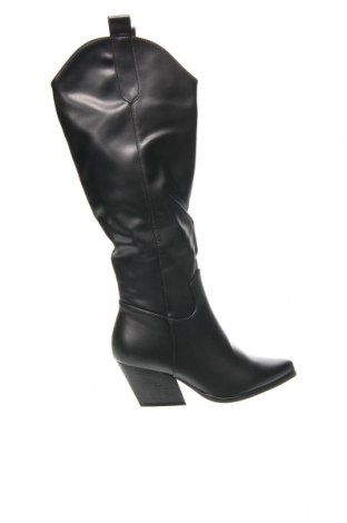 Γυναικείες μπότες Ideal Shoes, Μέγεθος 38, Χρώμα Μαύρο, Τιμή 48,31 €