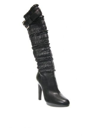 Γυναικείες μπότες Miu Miu, Μέγεθος 38, Χρώμα Μαύρο, Τιμή 100,94 €