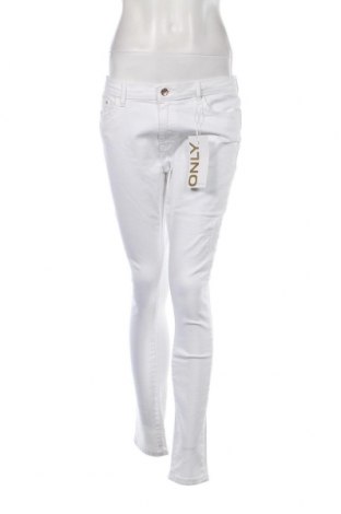 Γυναικείο Τζίν ONLY, Μέγεθος L, Χρώμα Λευκό, Τιμή 9,11 €