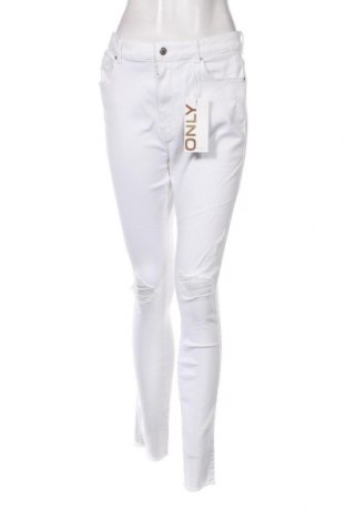 Γυναικείο Τζίν ONLY, Μέγεθος XL, Χρώμα Λευκό, Τιμή 13,67 €