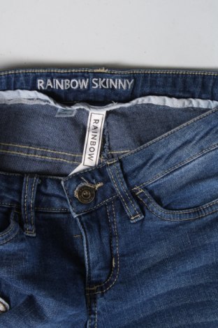 Dámske džínsy  Rainbow, Veľkosť XS, Farba Modrá, Cena  2,47 €