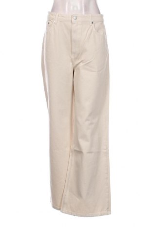 Damen Jeans Weekday, Größe XL, Farbe Ecru, Preis 12,68 €