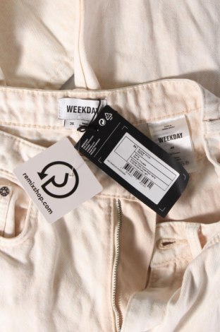 Damen Jeans Weekday, Größe S, Farbe Beige, Preis € 12,26
