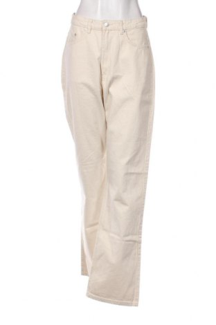 Damen Jeans Weekday, Größe L, Farbe Ecru, Preis 12,68 €