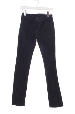 Pantaloni de velvet de femei, Mărime S, Culoare Albastru, Preț 31,48 Lei