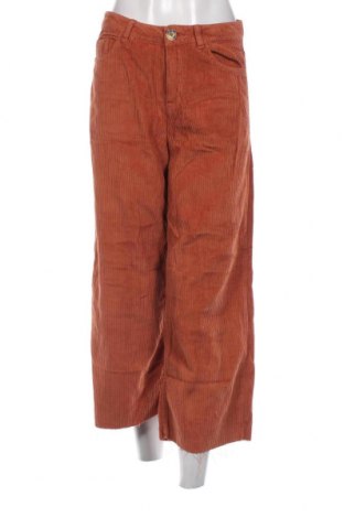 Pantaloni de velvet de femei, Mărime S, Culoare Portocaliu, Preț 27,66 Lei