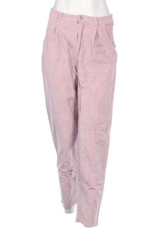 Pantaloni de velvet de femei, Mărime S, Culoare Roz, Preț 95,39 Lei