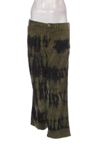Pantaloni de velvet de femei, Mărime L, Culoare Verde, Preț 20,03 Lei