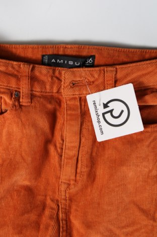 Pantaloni de velvet de femei Amisu, Mărime S, Culoare Maro, Preț 20,03 Lei