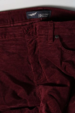Pantaloni de velvet de femei Arizona, Mărime L, Culoare Roșu, Preț 20,03 Lei