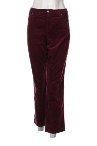 Γυναικείο κοτλέ παντελόνι Arizona, Μέγεθος L, Χρώμα Κόκκινο, Τιμή 3,95 €