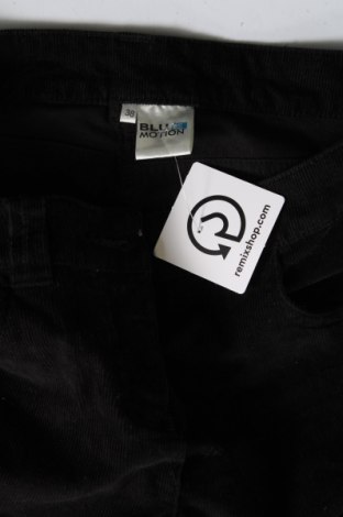 Γυναικείο κοτλέ παντελόνι Blue Motion, Μέγεθος M, Χρώμα Μαύρο, Τιμή 4,13 €