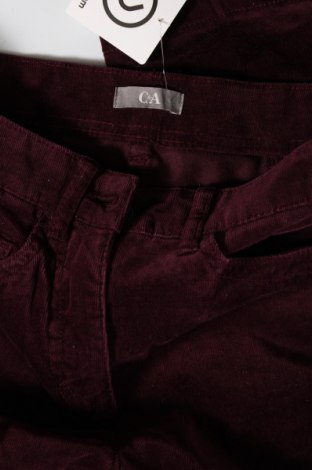 Pantaloni de velvet de femei C&A, Mărime S, Culoare Mov, Preț 21,94 Lei