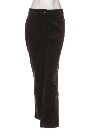 Pantaloni de velvet de femei Canda, Mărime L, Culoare Verde, Preț 20,03 Lei