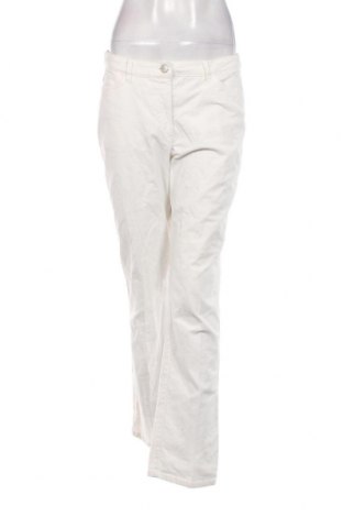 Pantaloni de velvet de femei Canda, Mărime M, Culoare Alb, Preț 28,62 Lei