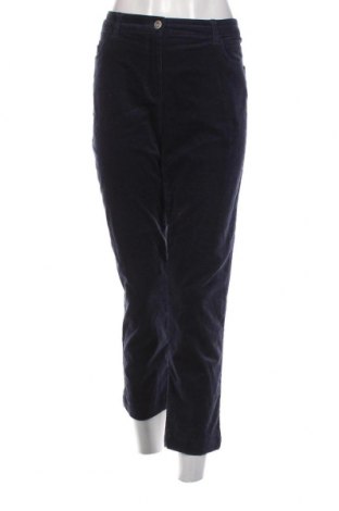 Γυναικείο κοτλέ παντελόνι Canda, Μέγεθος L, Χρώμα Μπλέ, Τιμή 4,49 €