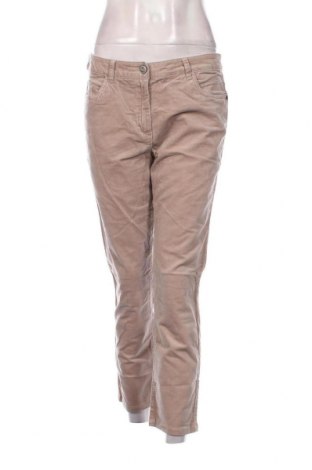 Pantaloni de velvet de femei Canda, Mărime M, Culoare Bej, Preț 18,12 Lei